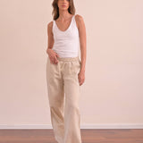 מכנס ארוך 100% פשתן