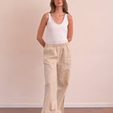 מכנס ארוך 100% פשתן