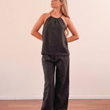 מכנס ארוך 100% פשתן