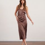 שמלת 100% משי סאטן