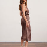 שמלת 100% משי סאטן