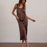 שמלת 100% משי סאטן