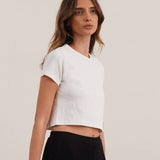 100% Cotton Cropped Tee