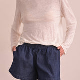 מכנס קצר ג׳ינס 100% כותנה