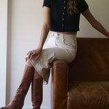 100% Cotton Button Tee