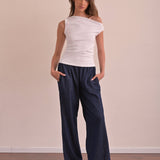 גופיה אסימטרית 100% כותנה