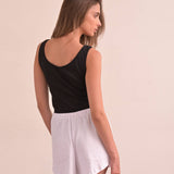 גופיה עם כיווצים 100% כותנה