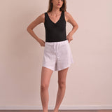 גופיה עם כיווצים 100% כותנה