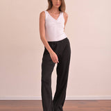 גופיה עם כיווצים 100% כותנה