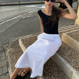 100% Cotton Poplin Skirt