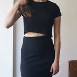 100% Cotton Cropped Tee