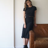 100% Cotton Cropped Tee