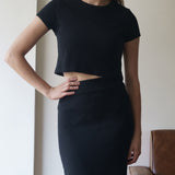 100% Cotton Cropped Tee