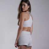 Fold Over Yoga Shorts 100% Cotton