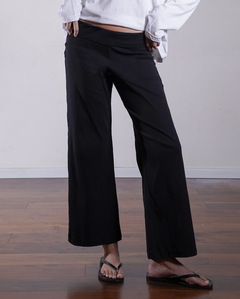Foldover Yoga Pants 100% Cotton