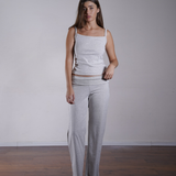 Foldover Yoga Pants 100% Cotton