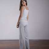 Foldover Yoga Pants 100% Cotton