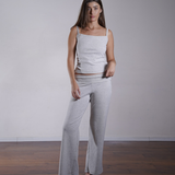 Foldover Yoga Pants 100% Cotton