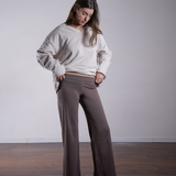 Foldover Yoga Pants 100% Cotton