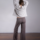 Foldover Yoga Pants 100% Cotton