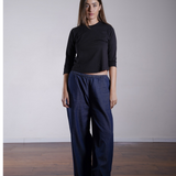 Three Quarter Sleeve Jersey Top 100% Cotton