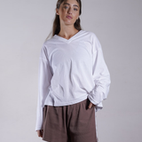 Side Stripe Rib Shorts 100% Cotton