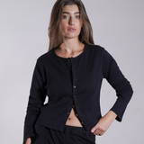 Heavy Rib Cardigan 100% Cotton