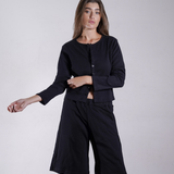 Heavy Rib Cardigan 100% Cotton