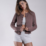 Heavy Rib Cardigan 100% Cotton