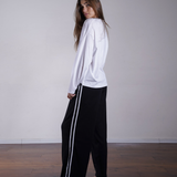 Oversized Jersey V-neck Long Sleeve 100% Cotton