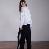 Oversized Jersey V-neck Long Sleeve 100% Cotton
