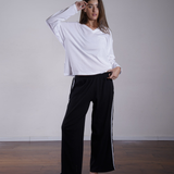 Oversized Jersey V-neck Long Sleeve 100% Cotton