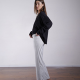 Oversized Jersey V-neck Long Sleeve 100% Cotton