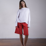 Oversized Jersey Crewneck Long Sleeve 100% Cotton