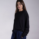 Oversized Jersey Crewneck Long Sleeve 100% Cotton