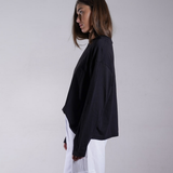 Oversized Jersey Crewneck Long Sleeve 100% Cotton