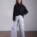 Oversized Jersey Crewneck Long Sleeve 100% Cotton