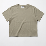 Boxy Short-Sleeve Tee 100% Cotton