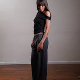 Asymmetric Jersey Top 100% Cotton