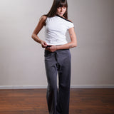 Asymmetric Jersey Top 100% Cotton