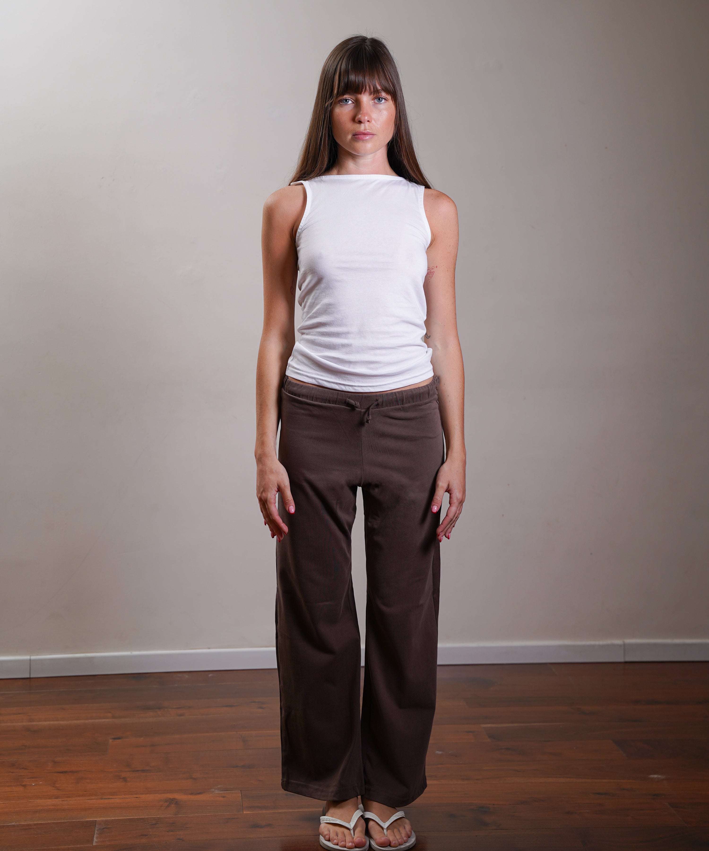 Cropped Rugby Pants 100% Cotton