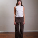 Boat Neck Jersey Tank 100% Cotton