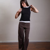 Boat Neck Jersey Tank 100% Cotton