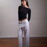 Off Shoulder Jersey Fitted Top 100% Cotton