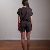 Boxy Short-Sleeve Tee 100% Cotton