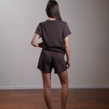 Boxy Short-Sleeve Tee 100% Cotton