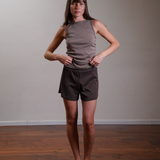 Gathered Tank 100% Cotton