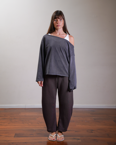 Oversized Off Shoulder Top 100% Cotton