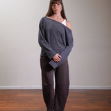 Oversized Off Shoulder Top 100% Cotton