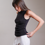 Gathered Tank 100% Cotton